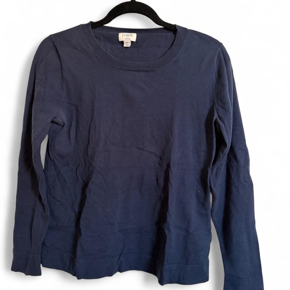 Women’s J. Crew Navy Blue Long Sleeve Sweater